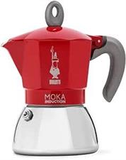 CAFFETTIERA MOKA INDUCTION INDUZIONE 6TZ ROSSA
