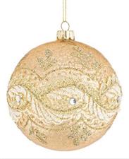 PALLA DI NATALE DORATA GR.LUX