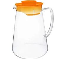 CARAFFA BROCCA CON COPERCHIO VETRO 2500ML TEO