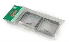 CONFEZIONE 4 FERMATOVAGLIE INOX GRANDI ART 0277