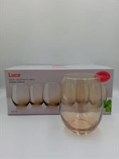 SET 6 BICCHIERE ACQUA AMBRA