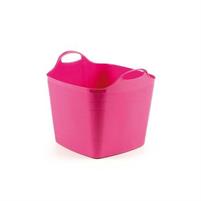 CESTA PLASTICA CHIUSA CUBO QUADRA 40LT