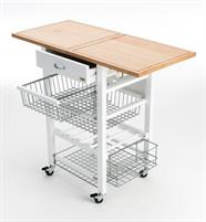 CARRELLO CUCINA ATTREZZATO GASTONCINO BIANCO