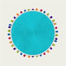 TOVAGLIETTA SOTTOPIATTO AZZURRA 38CM