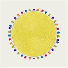 TOVAGLIETTA SOTTOPIATTO GIALLA 38CM