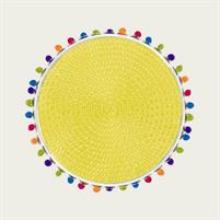 TOVAGLIETTA SOTTOPIATTO GIALLA 38CM