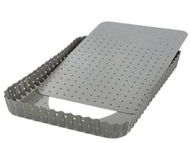 STAMPO CROSTATA MICROFORATO FONDO MOBILE 32X22X3