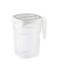 CARAFFA BROCCA CON COPERCHIO PLASTICA 1,4LT