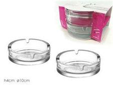 COPPIA POSACENERE VETRO KEYF