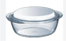 CASSERUOLA TONDA C/C VETRO PYREX 18CM 1,3LT