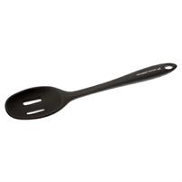 CUCCHIAIONE FORATO SILICONE NERO 29CM