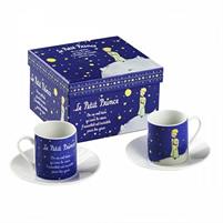 SET 2 TAZZA CAFFE' C/P P.PRINCIPE BLU