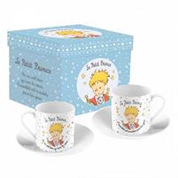 SET 2 TAZZA CAFFE' C/P P.PRINCIPE GIALLO