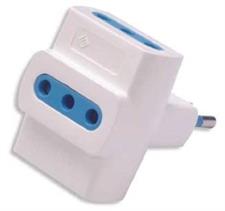 ADATTATORE SPINA 10A 3 PRESE 10A