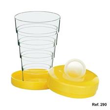 BICCHIERE TASCABILE PLASTICA COSMO ART.290
