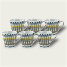 SET 6 TAZZA CAFFE' SENZA PIATTO APULIA