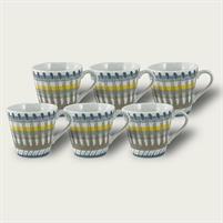 SET 6 TAZZA CAFFE' SENZA PIATTO APULIA