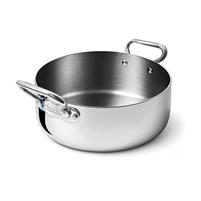 CASSERUOLA BASSA ALU-INOX 1907 INDUZIONE 20CM