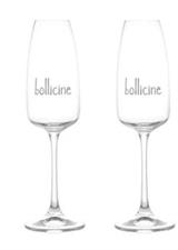 SET 2 CALICE FLUTE SD 29CL BOLLICINE