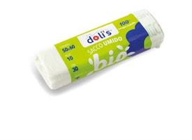 ROTOLO 10 SACCHI NETTEZZA UMIDO BIO 50X60 30LT