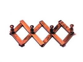 ATTACCAPANNI ESTENSIBILE LEGNO 4 POSTI ART 52