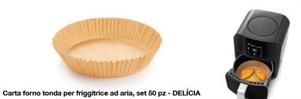 CARTA FORNO 50PZ TONDA D.16CM X FRIGGITRICE ARIA