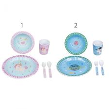 SET PAPPA 5 PEZZI 2 DECORI