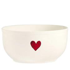 INSALATIERA CUORE ROSSO 25CM