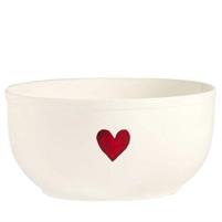INSALATIERA CUORE ROSSO 25CM