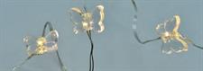 50 FARFALLINE TRASPARENTI 50 NANOLED LUCE CALDA