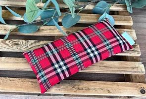 CUSCINO COTONE SCOZZESE VERDE CON SEMI LINO