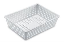 BACINELLA FRIGORIFERO FORATA 50X34XH11 BIANCA