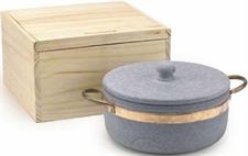 CASSERUOLA CON COPERCHIO PIETRA OLLARE 20CM