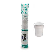 CONF.100 BICCHIERI NO BIO PP BIANCHI ACQUA 200ML