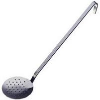 SCHIUMAROLA UNIPEZZO COMUNITA' INOX 10CM H.32