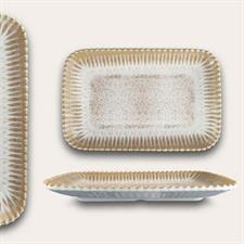 VASSOIO RETTANG. MELAMINA PERLA REACTIVE 21X30X4
