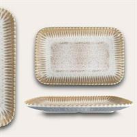 VASSOIO RETTANG. MELAMINA PERLA REACTIVE 21X30X4