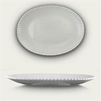 VASSOIO OVALE MELAMINA PERLA 30X22X3.5 58441