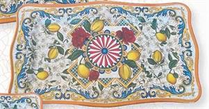VASSOIO RETTANGOLARE MELAMINA SICILY 36X23