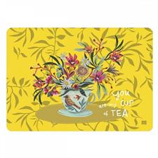 TOVAGLIETTA AMERICANA TAZZA CON FIORI