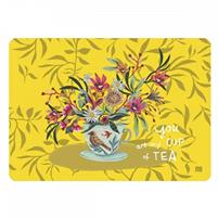 TOVAGLIETTA AMERICANA TAZZA CON FIORI