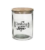 BARATTOLO VETRO DOLCE CASA H16 COOKING WITH LOVE