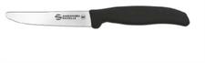 COLTELLO TAVOLA LAMA 11CM SEGHETTATA NERO