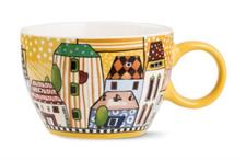 TAZZA COLAZIONE PAESE MIO GIALLO 460ML