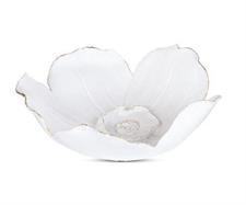 SVUOTATASCHE FIORE BIANCO ORO 26X90