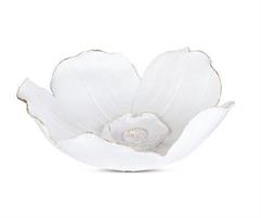 SVUOTATASCHE FIORE BIANCO ORO 26X90