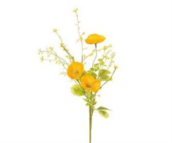 RAMETTO 3 PAPAVERI GIALLI H 45