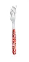 FORCHETTA TAVOLA VERO BAUHAUS ROSSO