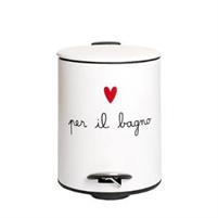 PATTUMIERA BAGNO SD 5LT PER IL BAGNO, BIANCA