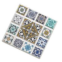 SOTTOPENTOLA CERAMICA+SUGHERO 20X20 DEC.ROMBO